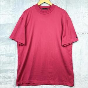 VTG Tiger Woods Collection Nike FitDry Red Golf Polo Shirt XXL Ribbed Texture